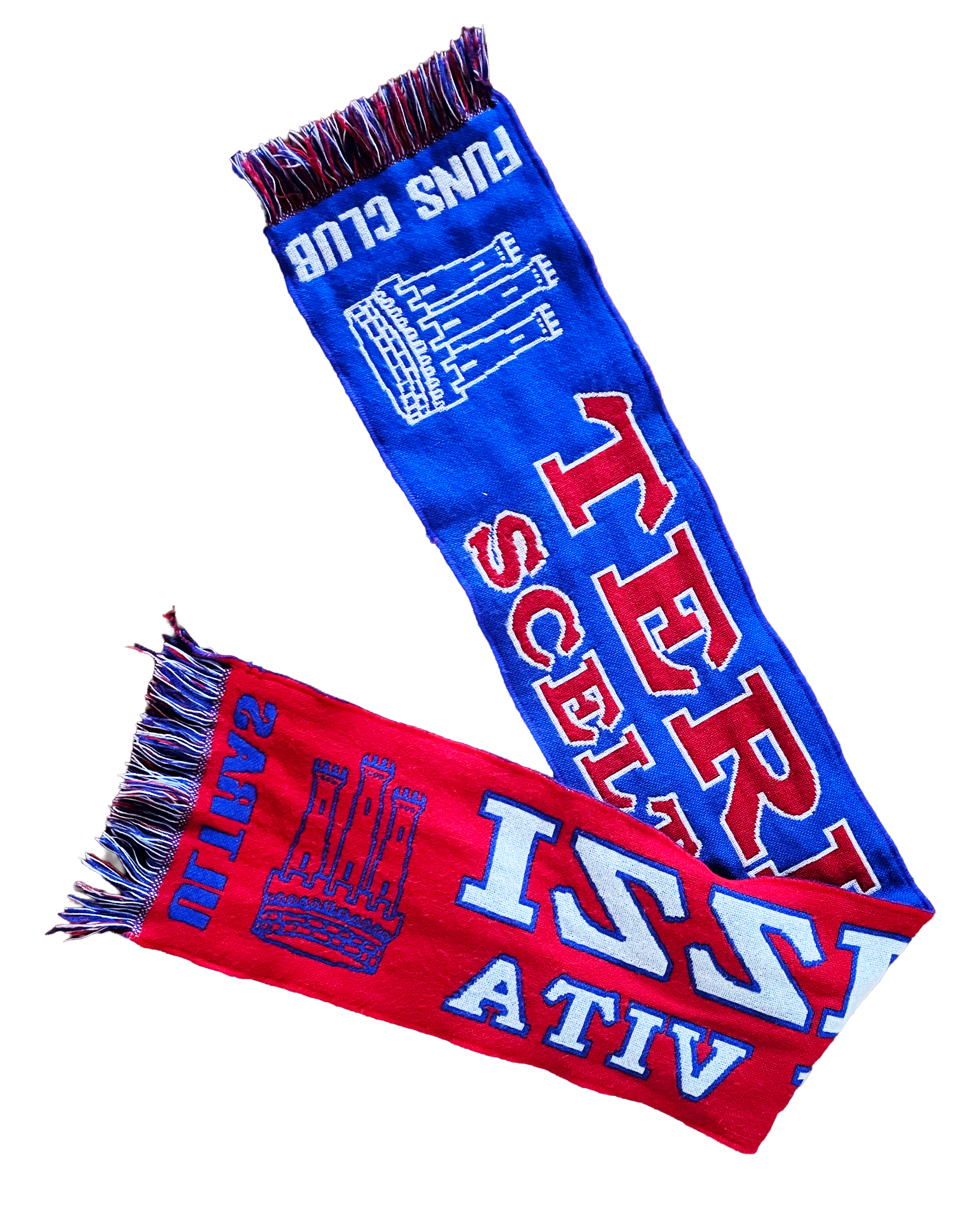 Sciarpa Terlizzi rossa e blu